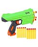 Toyshine Combat Warrior Foam Blaster Gun Toy with 10 Bullets - Green