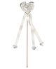 Aye Candy Heart Magic Wand - Silver
