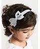 Aye Candy I Love Papa Bow Headband - Silver