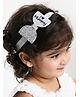 Aye Candy Glitter Finish  I Love Mummy Bow Headband - Silver