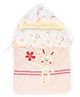 Mee Mee Hooded Carry Nest Animal Embroidery - Yellow Pink