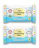 SuperBottoms XtraHydrating Wipes For Babies 98% Pure Water & Calendula Oil | (72 Wipes) Pack of 2