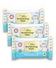 SuperBottoms XtraHydrating Wipes For Babies 98% Pure Water & Calendula Oil | (72 Wipes) Pack of 3