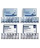 NutriGlow NATURAL'S Advanced Pro Formula Diamond Radiance Facial Kit and Skin Whitening Facial Kit 60 g each Pack of 4