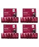 NutriGlow NATURAL'S Advanced Pro Formula Wine Facial Kit for Fairer Complexion Hydrates & Nourishes Skin Pack of 4 - 60 g each