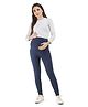 KOI SLEEPWEAR High Rise Solid Maternity Leggings - Navy Blue