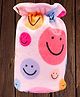 Mittenbooty Baby Bottle Cover Small Smiley Print - Pink
