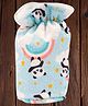 Mittenbooty Baby Bottle Cover Small Panda Print-Blue