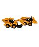 PLUSPOINT Exclusive Collection of Construction Vehicles Pack of 2 - Yellow