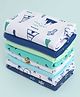 Babyhug 100% Cotton Premium Wash Cloth Pack of 8 - Multicolor