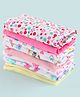 Babyhug 100% Cotton Premium Wash Cloth Pack of 8 - Multicolor