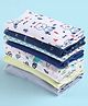Babyhug 100% Cotton Premium Wash Cloth Pack of 8 - Multicolor