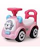 LuvLap Sunny Ride-On Car for Kids with Music & Horn Steering, Push Car with Backrest, Safety Guard, Under-Seat Storage, Big Wheels, for 1 to 3 Years Up to 25kg  Pink