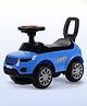 LuvLap Starlight Ride-On Car for Kids with Music & Horn Steering, Push Car with Backrest, Safety Guard, Under-Seat Storage, Big Wheels, for 1 to 3 Years Up to 25kg  Blue