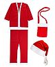 FunBlast Santa Claus Costume Dress - Red