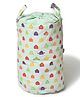 Mi Arcus Laminated Storage cum Laundry Basket - Green