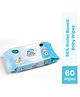 Mother Sparsh Baby 98% Water Based Mildly Scented Wipes Plant Derived Fabric - 60 Pieces