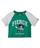 The Souled Store Half Sleeves Powerpuff Girls Fierce Featured Top - Green