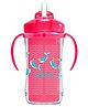 Dr. Brown's Kitty Printed Insulated Straw Cup Pink- 300 ml