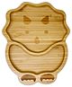 eco rascals Bamboo Dinosaur Shaped Suction Plate (Green)