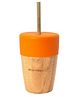 eco rascals Bamboo Big Cup (Orange) -  210 ml