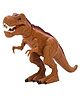 Dragon I E Twist & Bend Roaring T Rex Musical Mega Hunter Dragon Toy - Brown