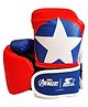 Starter Captain America Boxing Glove and Focus Pad - Blue Red