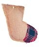 Little Surprise Box Jute Stockings Christmas Tree Ornament- Cream
