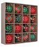 Little Surprise Box Christmas Ball Ornaments XMas Tree Hanging Decorations, christmas Balls, 16 pcs Box Set - Multi colour