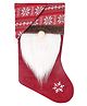 Little Surprise Box Red Santa Face Christmas Stocking - Multicolor