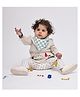 THEONI Organic Checkered Muslin Bandana Bibs - Sage Green