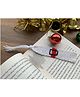 This And That By Vedika Handcrochet Christmas Themed Bookmark - White