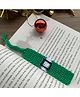 This And That By Vedika Handcrochet Christmas Themed Bookmark - Green