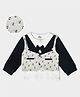Mi Arcus 100% Cotton Jacquard Full Sleeves I Love Dad Printed & Knitted Shirt - Black