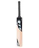 Starter Cricket Bat  Size 5 With Half Cane Handle - Cream & Black