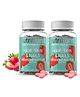 Nutriburst Hair, Skin & Nails Gummies-60 Strawberry flavored Gummies-(Pack of 2)