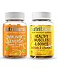 Nutriburst Immunity Booster with Healthy Muscles and Bones - 60 Gummies Each
