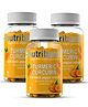 Nutriburst Weight Management with Turmeric Curcumin Gummies 60 Gummies-Natural Ginger Flavour -Pack of 3