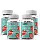 Nutriburst Hair, Skin & Nails Gummies-60 Strawberry flavored Gummies-(Pack of 4)