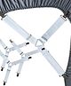MOMISY Adjustable Bed Sheet Holder Straps Clips Pack of 4 - White