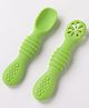 Silicone Training Spoon Set - Green