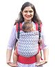 Anmol Baby Flexy Ergonomic Adjustable Carrier - Grey Red