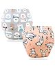 Bembika Babies Cotton Potty Training Pants Printed Design Pack 2 Medium Size - Multicolor