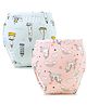 Bembika Babies Cotton Potty Training Pants Printed Design Pack 2 Large Size - Multicolor