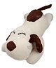 Toyshine Soft Feather Cotton Fabric Toy for Kids Off White Brown - Length 24 cm