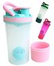 Spanker 24 Oz Leak Proof Mixer Cup with Blending Ball  Mixing Bottles for Protein Shakes Pink Green- 710 ml