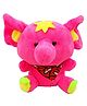 Toyshine Happy Appu Soft Toy for Kids Boy Girl Baby  Soft Feather Cotton Fabric Peppy Elephant Pink- Height 18 cm
