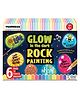 WONDRBOX Rock Stone Painting Kit, Art and Craft Kit, Kids Toy, Rock Painting Set for Kids, Stones Painting Materials, Pebbles for Painting Kit for Kids, Gifts for Kids 4 Year Old & Above-Multicolor