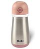 Beaba Stainless Steel Spout Bottle 350 ml - Pink