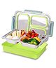 New Pinch Stainless Steel Lunch Box with Spoon and Fork -  color may vary